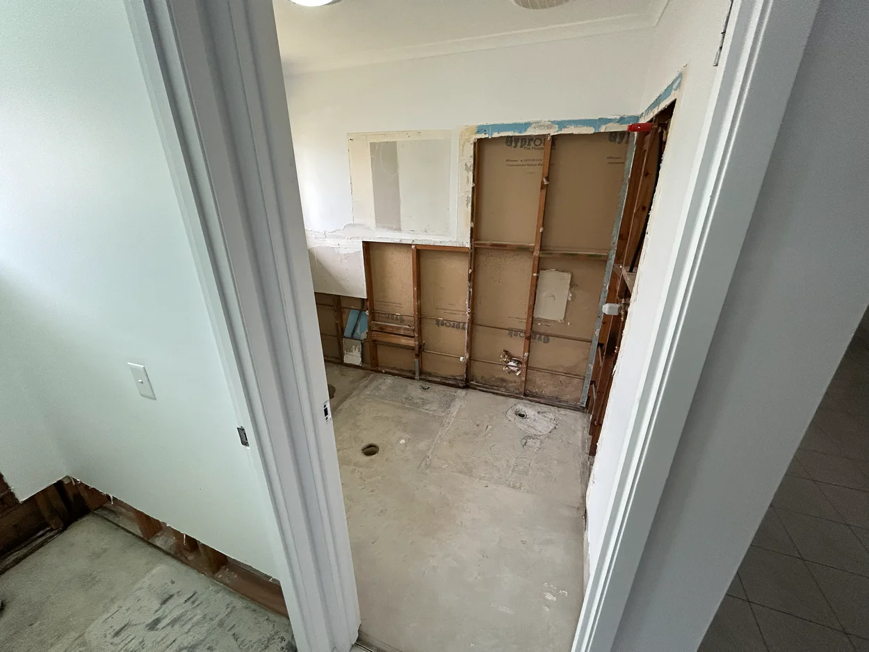 Bathroom before renovation — Gold Coast — LoveBuild Homes