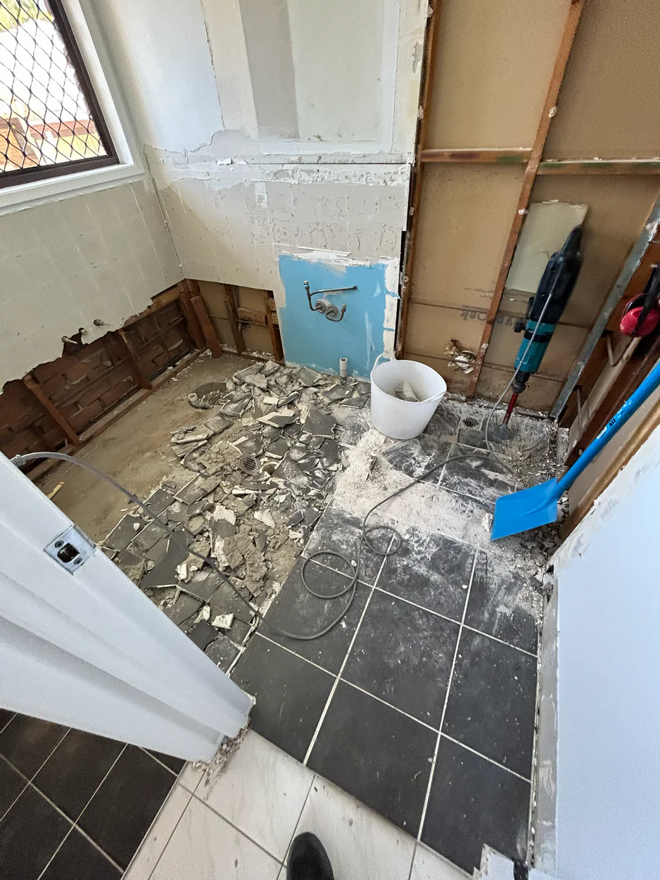 Bathroom before renovation — Gold Coast — LoveBuild Homes