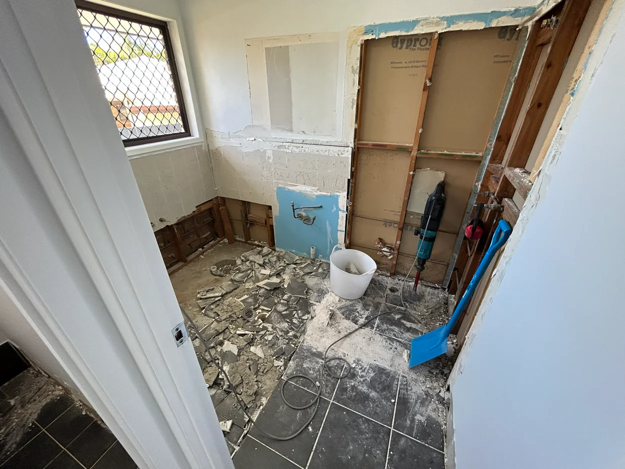 Bathroom before renovation — Gold Coast — LoveBuild Homes