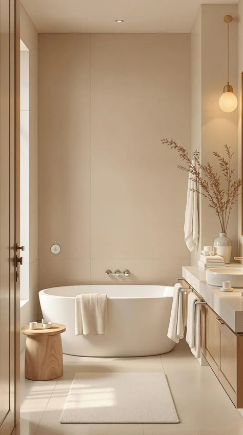 Contemporary Brisbane bathroom with custom vanity