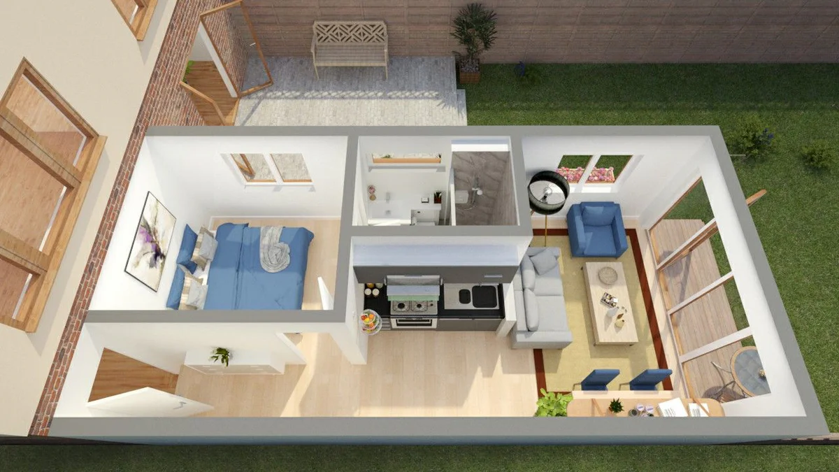 Renovated residence with elevated street appeal